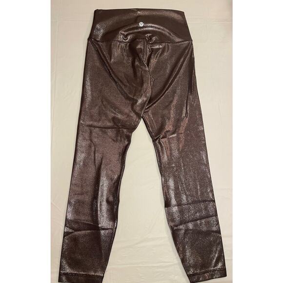 Lululemon Align Pant Shine 6 Radiate Foil Print French Press 25" - Picture 3 of 13